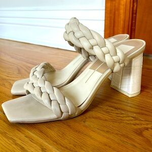 White dolce vita sandals